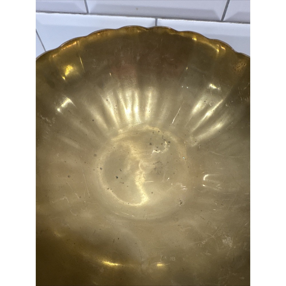 Andrea By Sadek Solid Brass Bowl OLA0052 - Picture 4 of 13